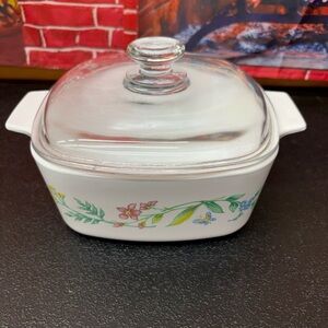 Vintage Corningware My Garden dish 1.5L